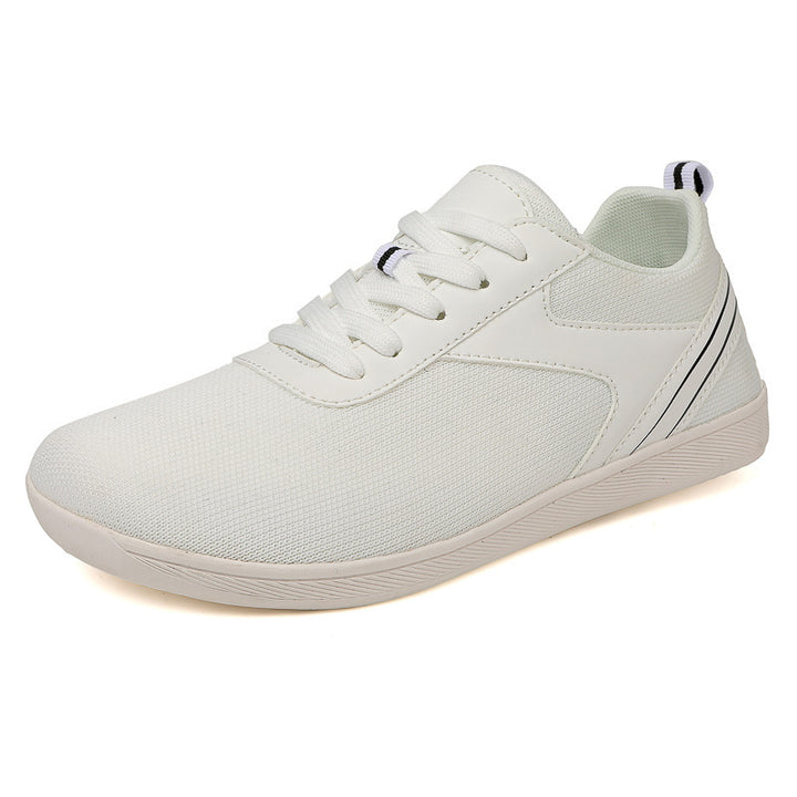 Herren nan lette åndbare mesh-hverdags sneakers med polstret komfort fodseng og fleksibel gummisål Skovae