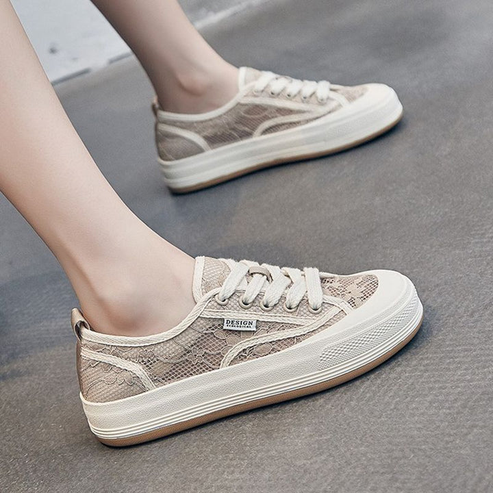 Dame Comfortable Sneakers med åndbart overmateriale og optimal dæmpning Stilla