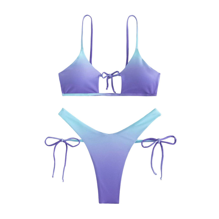 Damer Trekant-Bikini med justerbare stropper og høj benudskæring Stilla