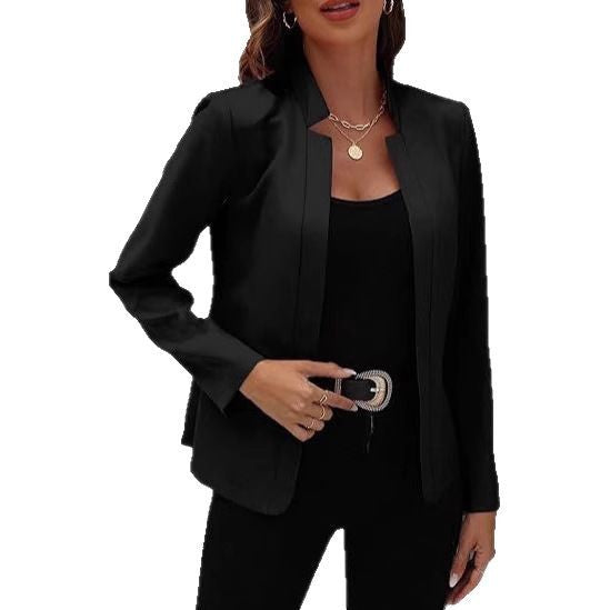 Dame elegant blazer med moderne snit og diskret knapdetalje Stilla