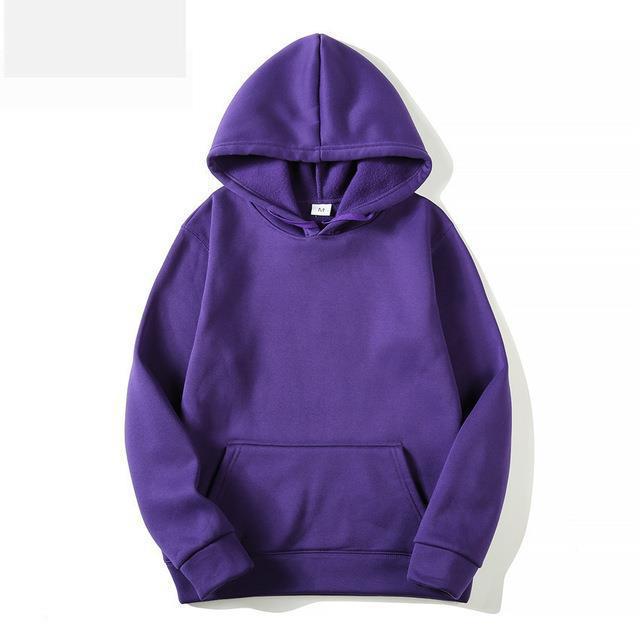 Dame hoodie med praktisk kænguru lomme og blødt inderfor Skovae