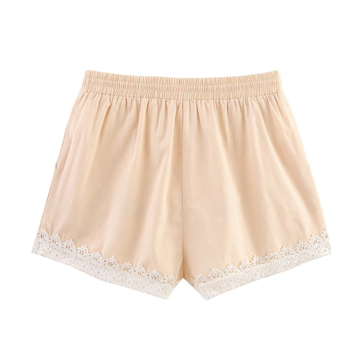 Femme Bestickede Blomster-Shorts Stilla