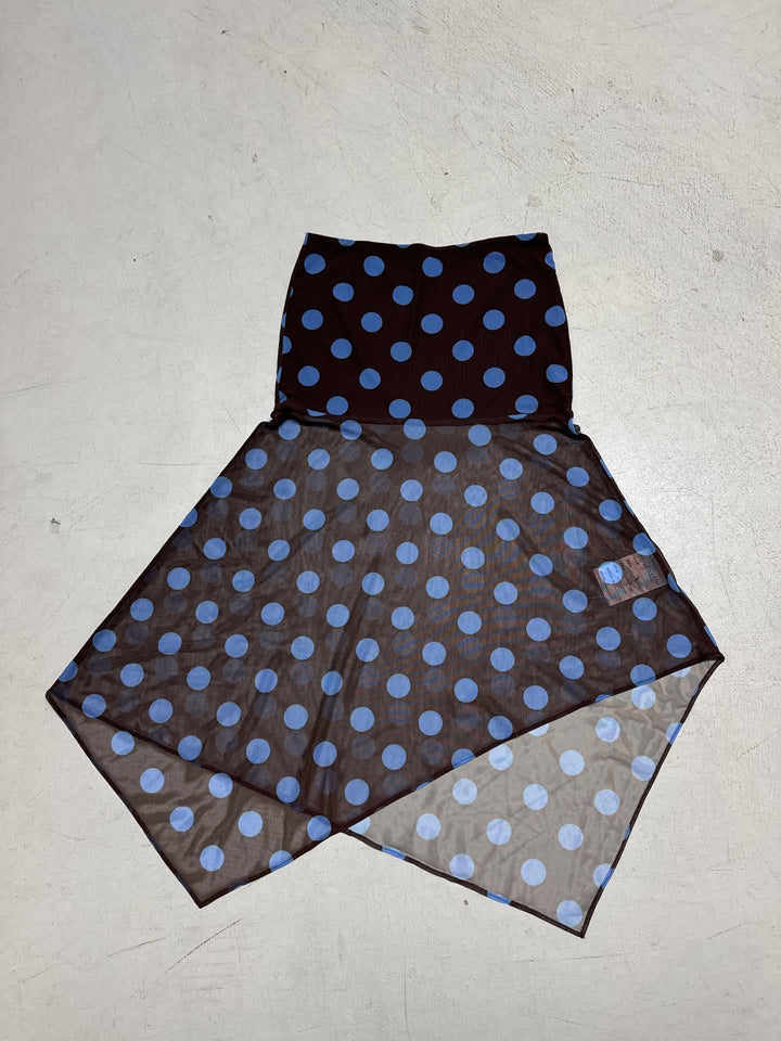 Damen ärmelloses Oberteil mit einzigartigem polka-dot Design und verstellbarem Halspartie Skovae