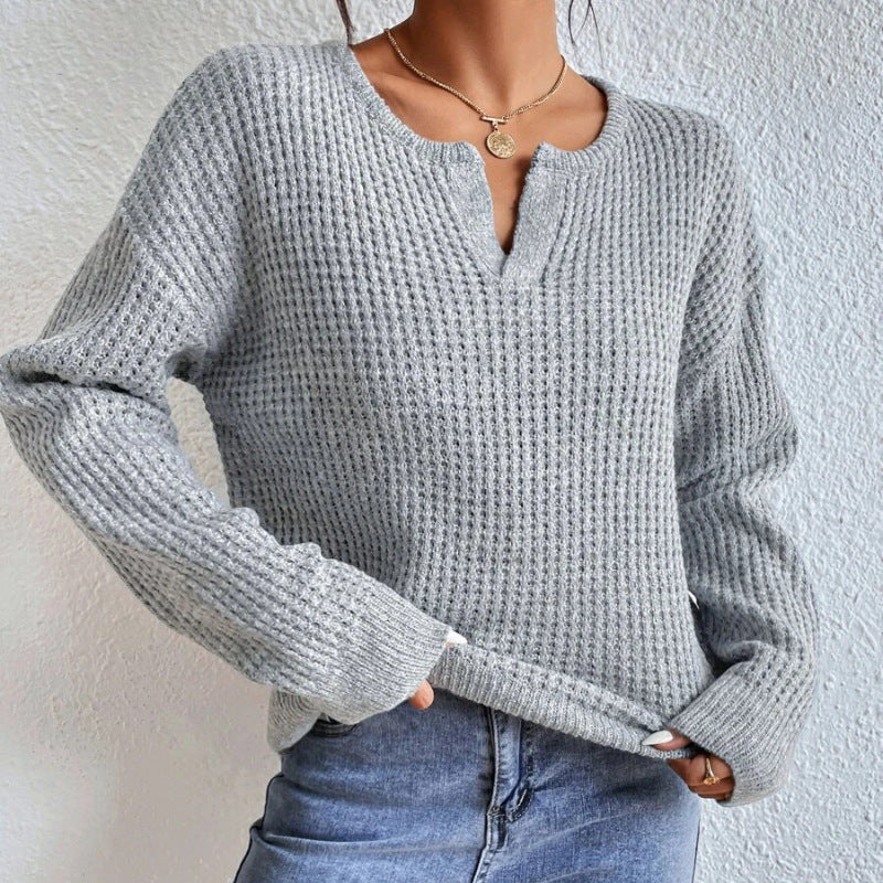 Femme Struktureret Langærmet Pullover-Sweater Stilla
