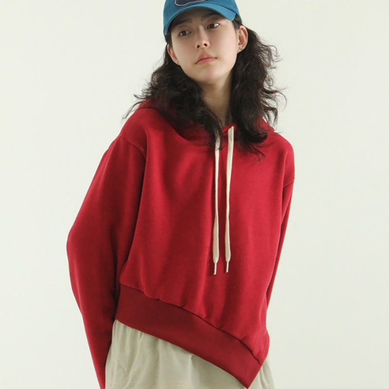 Dame casual hoodie med oversized pasform Stilla