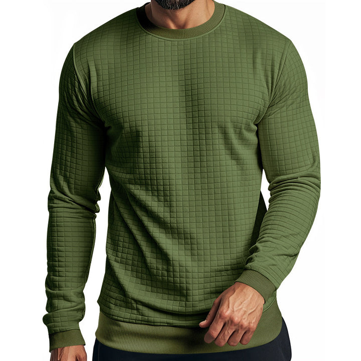 Herrer struktureret langærmet pullover Stilla