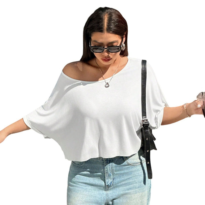 Dame afslappet Oversize-bluse med bred pasform og afslappet design Stilla
