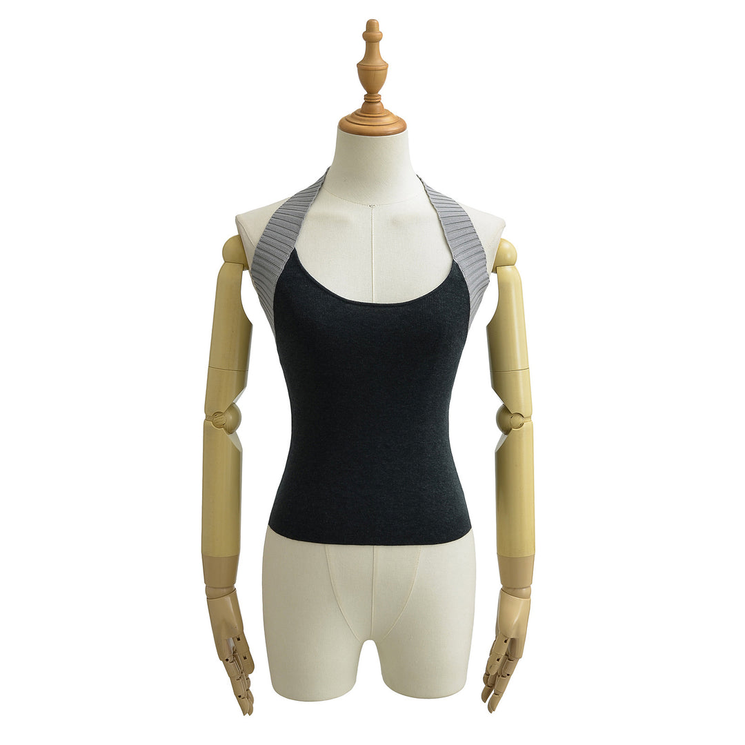 Dame sports top med moderne stropper og figurformende snit Stilla