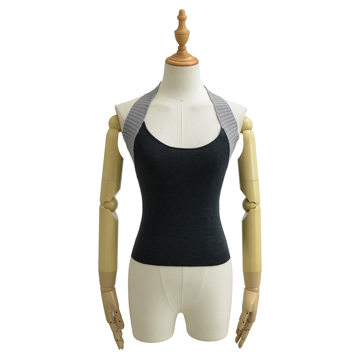 Dame sports top med moderne stropper og figurformende snit Stilla