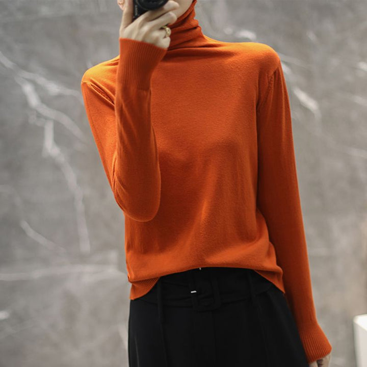 Kvindernes høj kvalitet turtleneck sweater Stilla