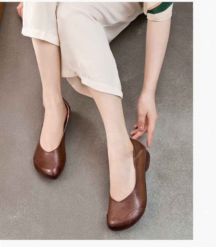 Dame klassiske Ballerinas med ergonomisk fodseng og skridsikker sål Stilla