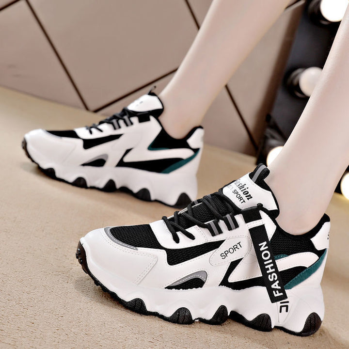 Damer Sporty Sneakers med åndbar mesh-konstruktion og stødabsorberende sål Stilla