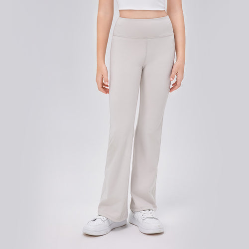 Dame Sporty Flared Leggings med høj talje og åndbart materiale Stilla