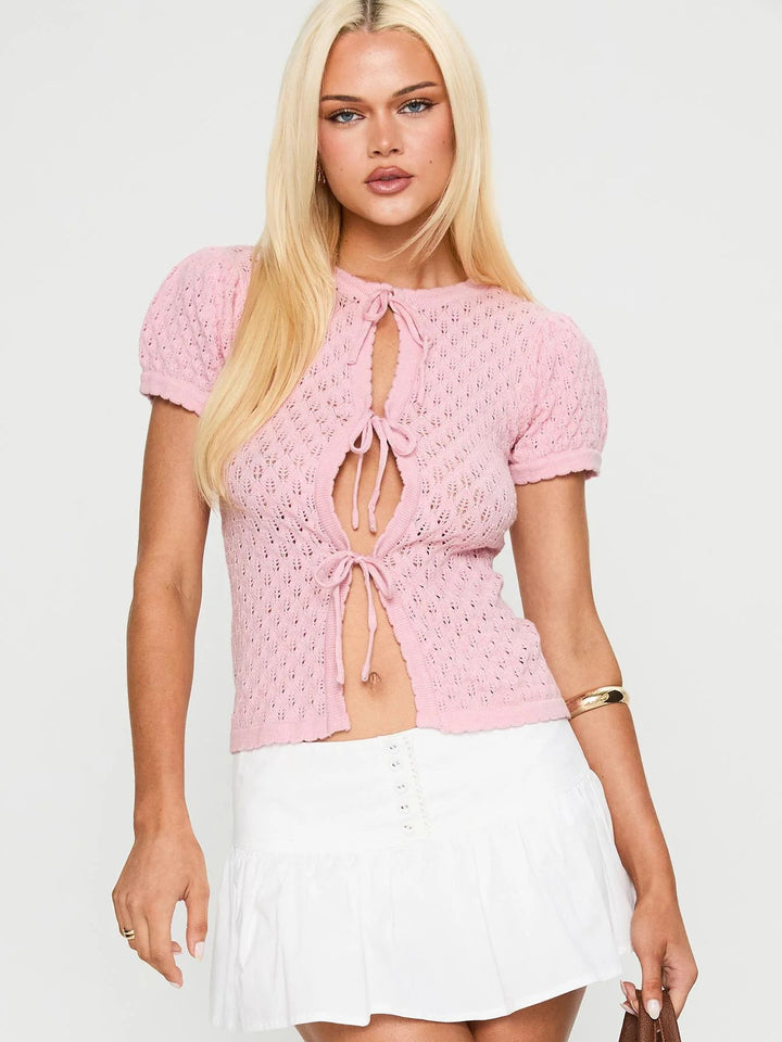 Dame luftige strikbluse Stilla