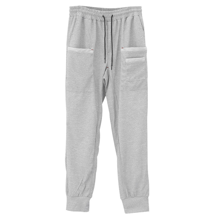 Herre Cargo-joggingbukser med elastisk talje og praktiske sidelommer Stilla