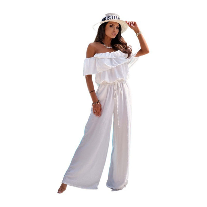Frau Rüsch Off-Shoulder Bred Ben Jumpsuit Stilla