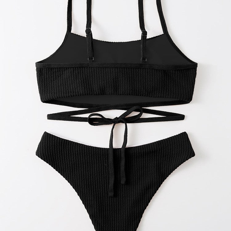 Dame Sporty Badedragt med Knude Detalje Skovae