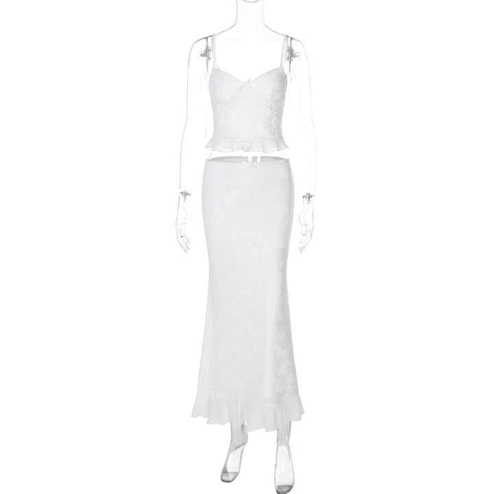 Dame Elegant spidskjole med flydende nederdel og raffineret peplum Stilla