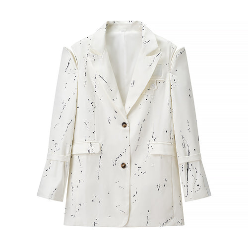 Damer trendy Oversized-Blazer Stilla