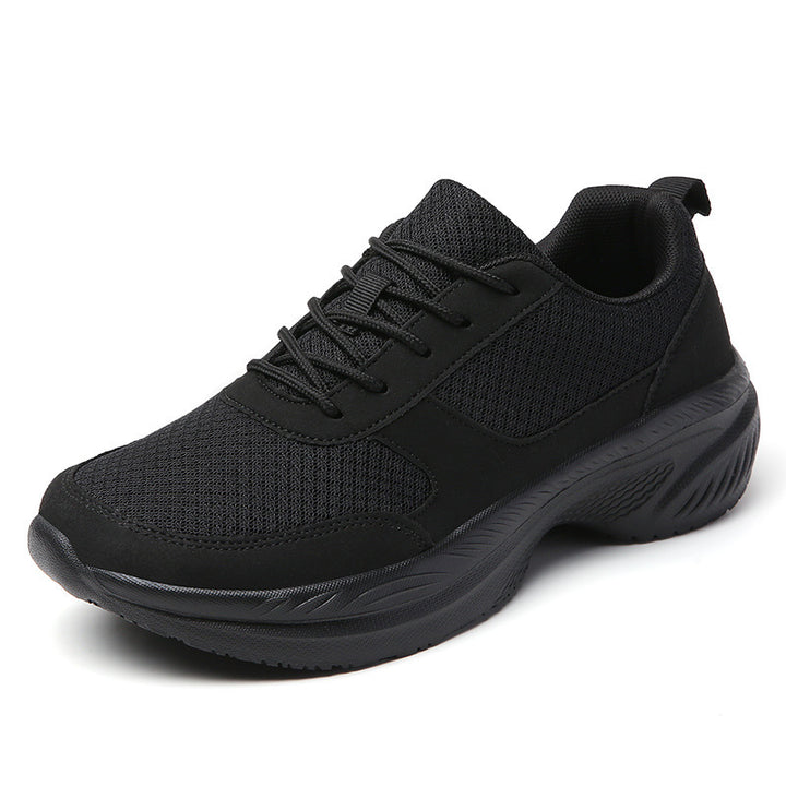 Herre nan polstret komfort-gang-sneaker med åndbart mesh-overdel og ergonomisk dæmpningssål Skovae