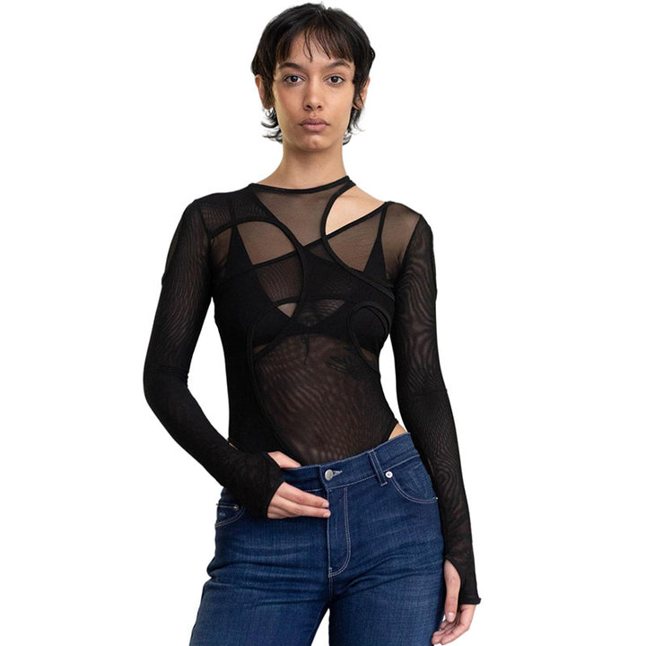 Dame Fashion Bodysuit med usædvanlig snit Stilla