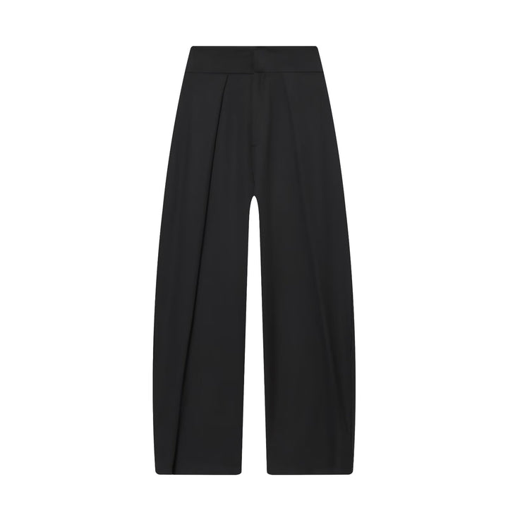 Dame elegant bred bukser med fine folder Skovae