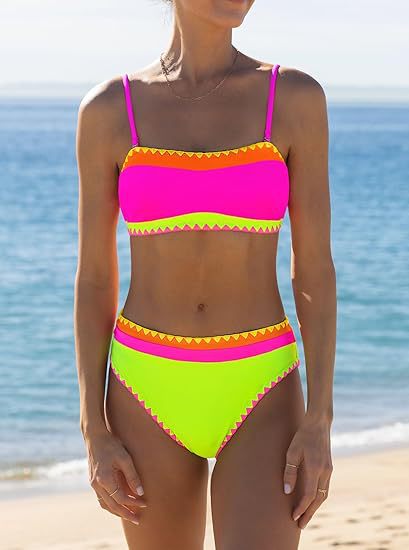 Damer Farverige Bikini Skovae