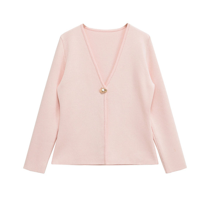 Dame afslappet top med elegant knapdetalje Stilla