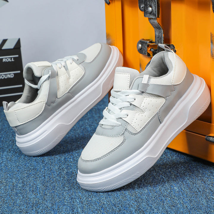 Dame snørebånd-sneakers med åndbart overmateriale og skridsikker sål Stilla
