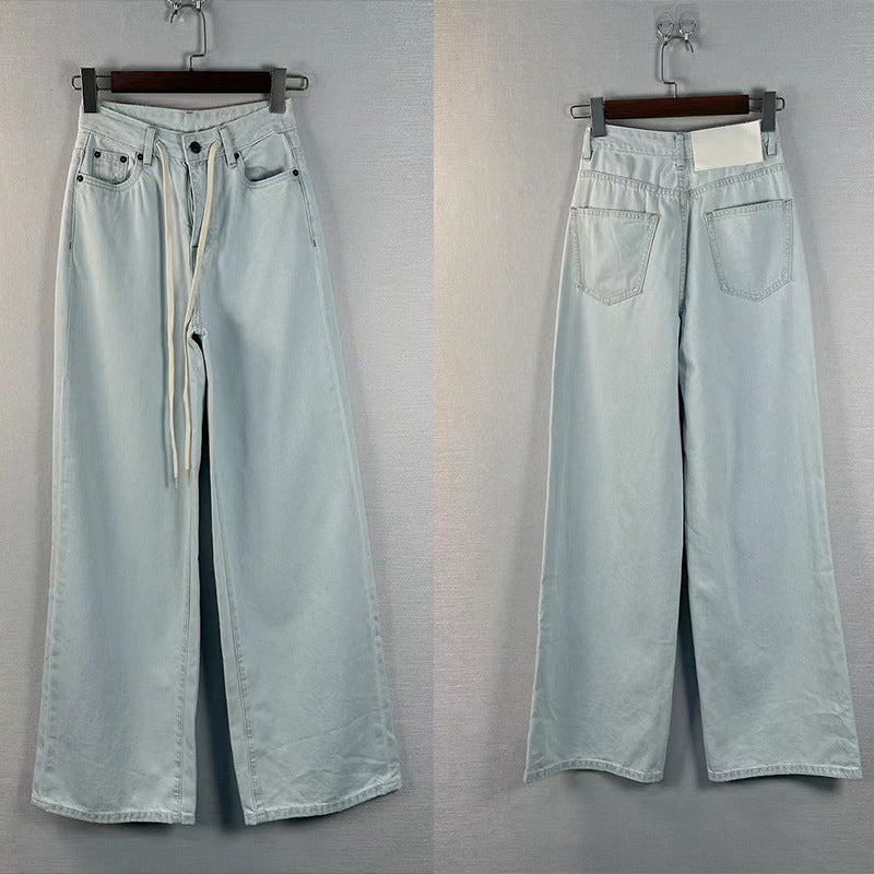 Dame løse jeans med afslappet gummibånd Stilla