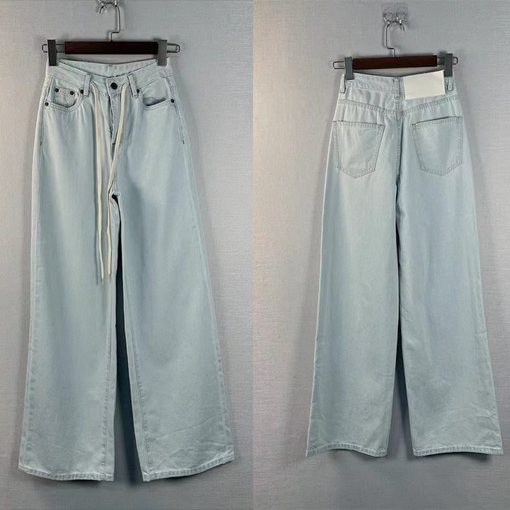 Dame løse jeans med afslappet gummibånd Stilla