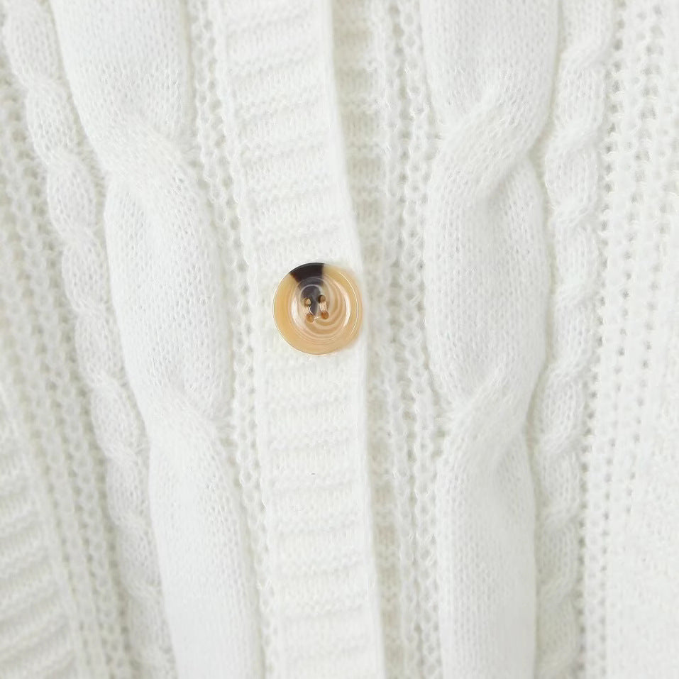 Damer hyggelig cardigan med V-hals Stilla