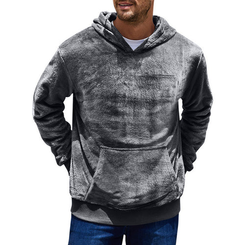 Herrer Hættebluse lavet af blødt fleece Stilla