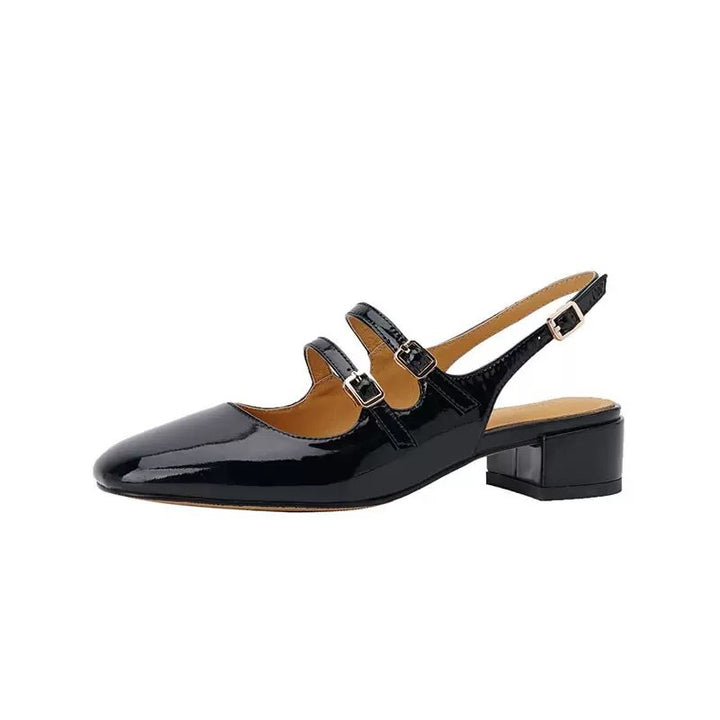 Dame Slingback-pumper med delikat cut-out-design og behagelig indersål Stilla