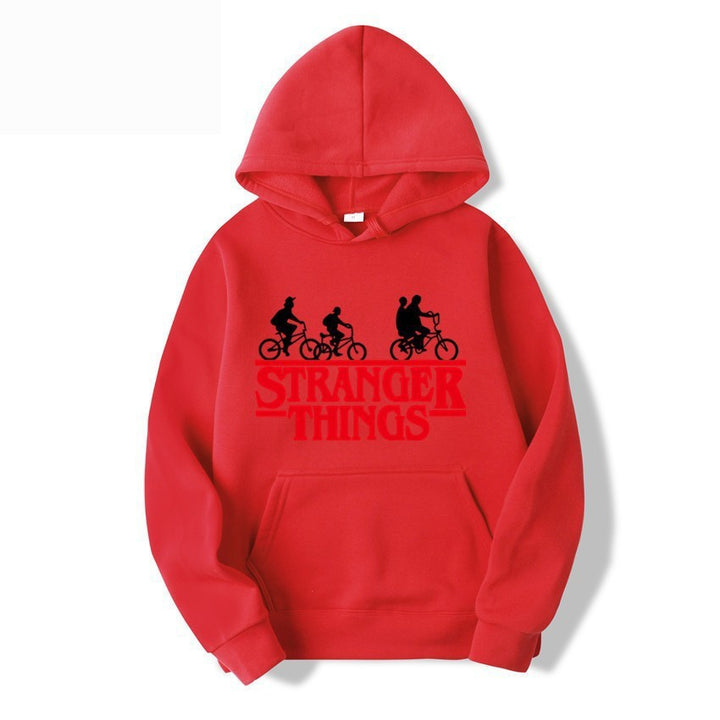 Kvinders hætte sweatshirt med kreativ Stranger Things design Skovae