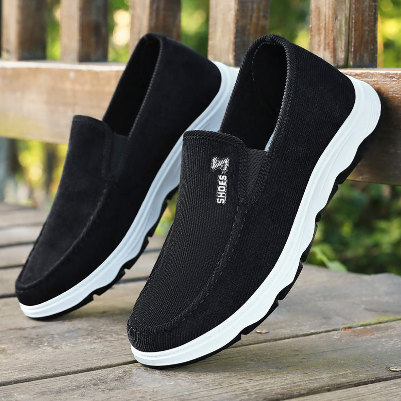 Herre Behagelige Slip-On Fritidssko med skridsikker sål og åndbart overmateriale Stilla