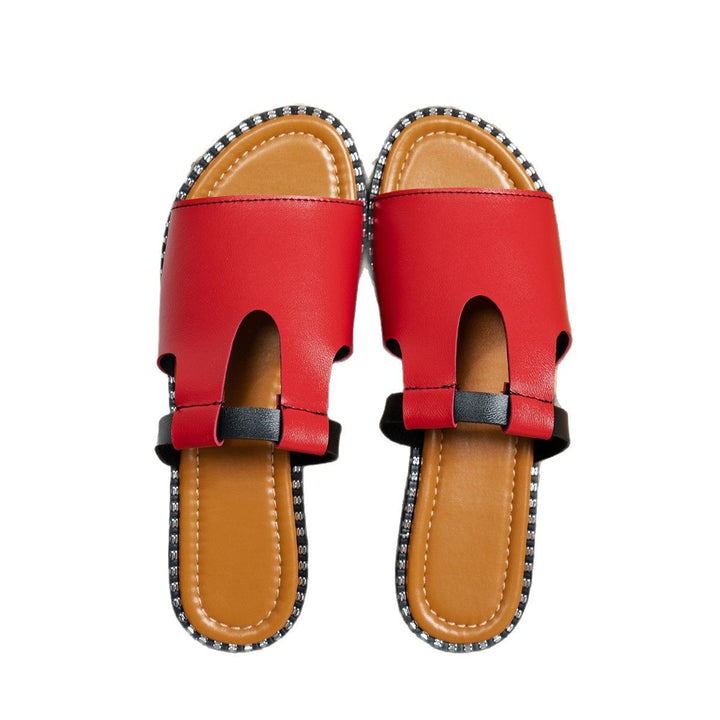 Dame Sling-sandaler med moderne slidsdesign og komfortabelt fodsenge Stilla