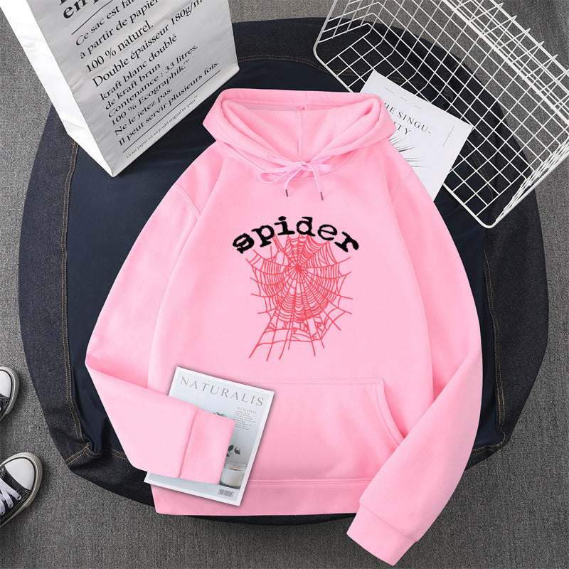 Kvinders hoodie med kreativ edderkoppemotiv Skovae