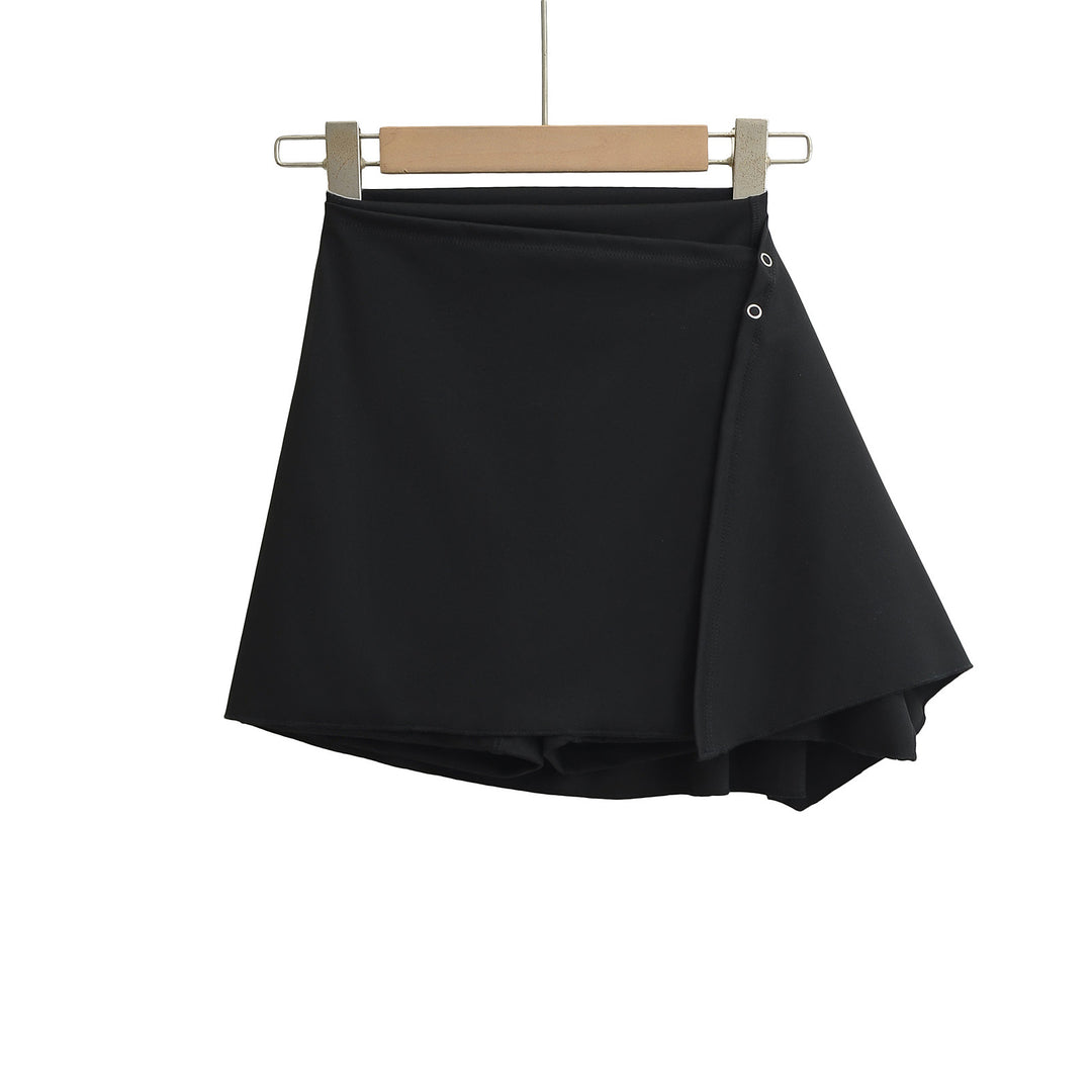 Dame Sporty Folds-Shorts med elastisk kant og innovativt snit Stilla