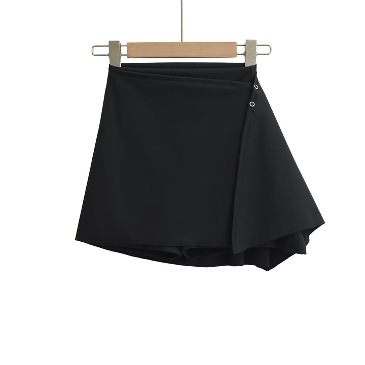 Dame Sporty Folds-Shorts med elastisk kant og innovativt snit Stilla