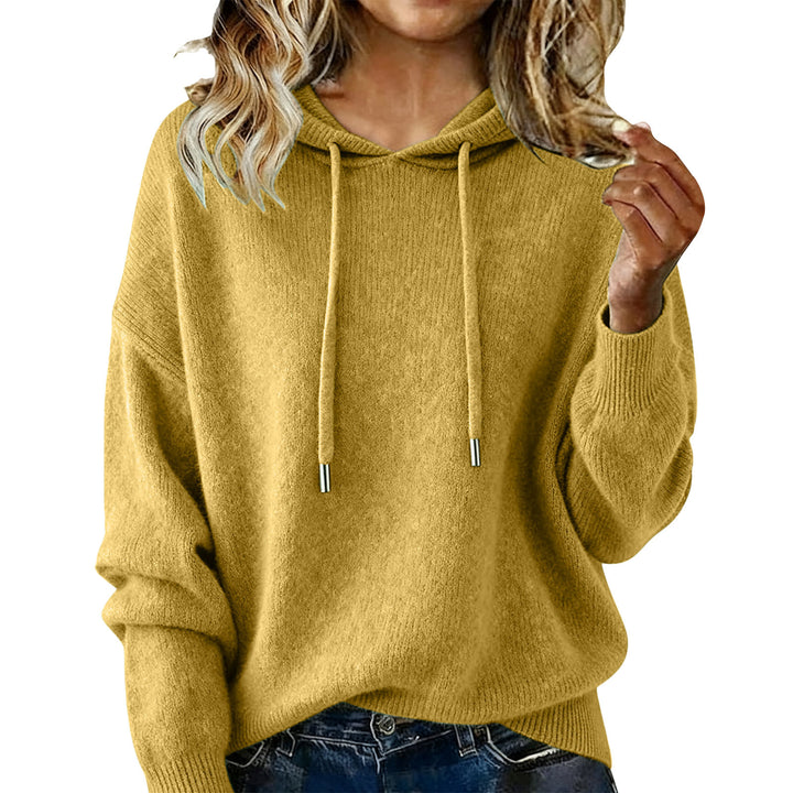 Kvinders oversized hoodie sweatshirt med tekstureret design og snoretræk Stilla