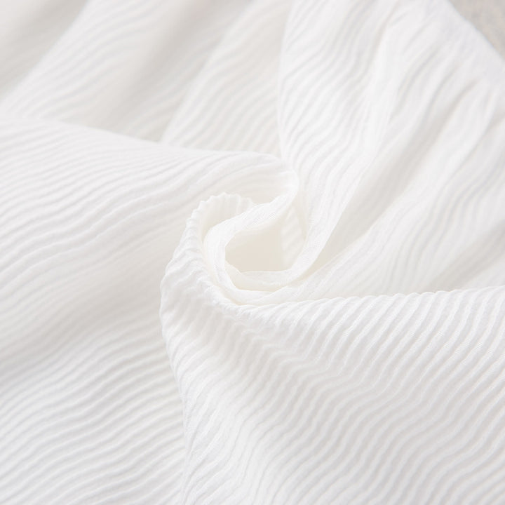 Dame luftig Cropped-Top og Shorts-Sæt med elastisk talje Stilla