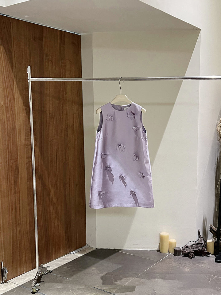 Dame elegant aftenkjole med kunstneriske broderier Stilla
