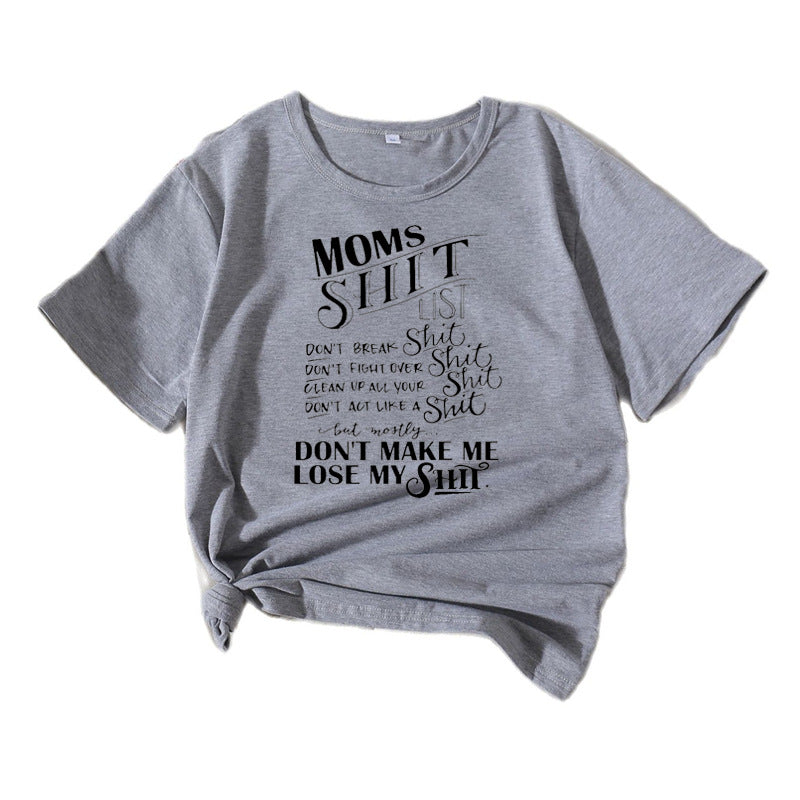 Dame Casual Grafik T-shirt Stilla 1751262401