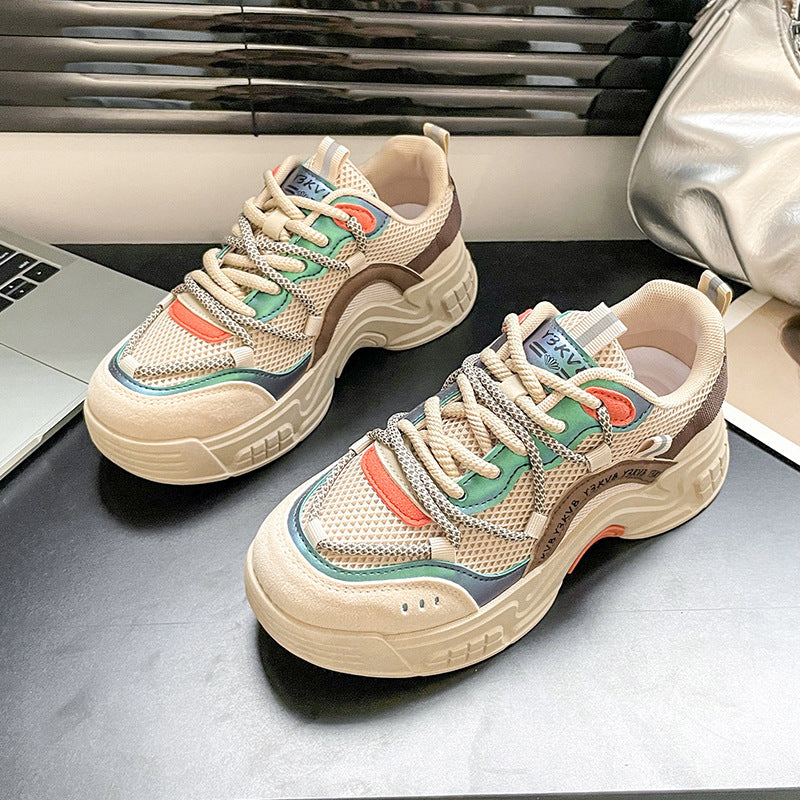 Dame mode Sneakers med åndbart mesh-overdel og støddæmpende sålprofil Stilla