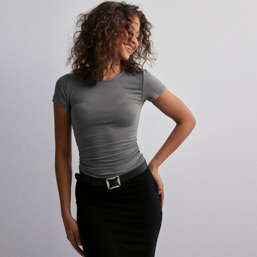 Dame figurtilpasset T-shirt Stilla