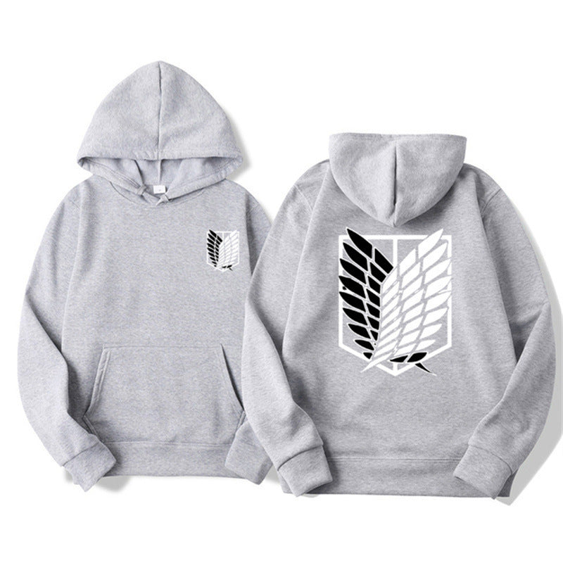 Kvinders hætte sweatshirt med klassisk anime design Skovae