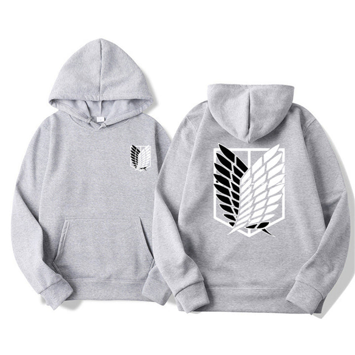 Kvinders hætte sweatshirt med klassisk anime design Skovae