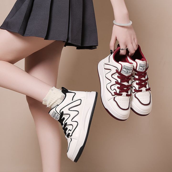Dame High-Top Sneakers med moderne design og polstret sål Stilla