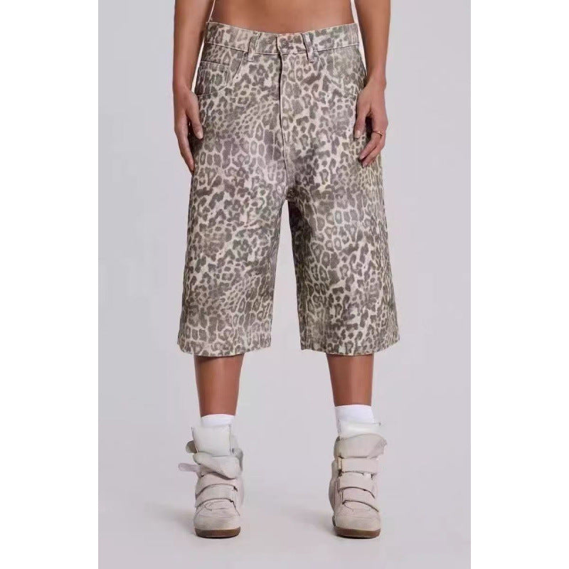 Kvinder alsidige højtrådet cargo shorts Stilla